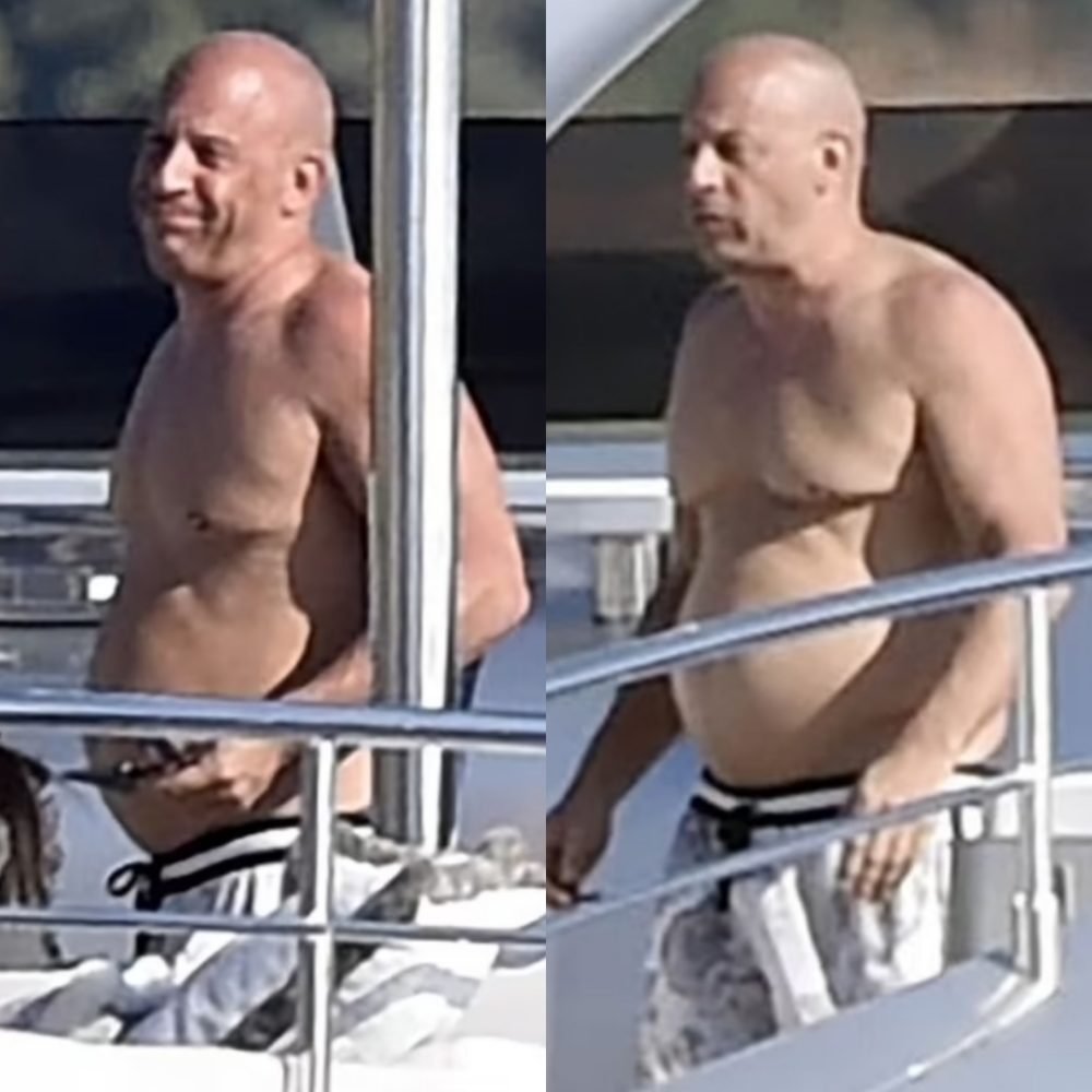 Вин Дизель располнел: актер снял рубашку на своей яхте и показал упитанный живот