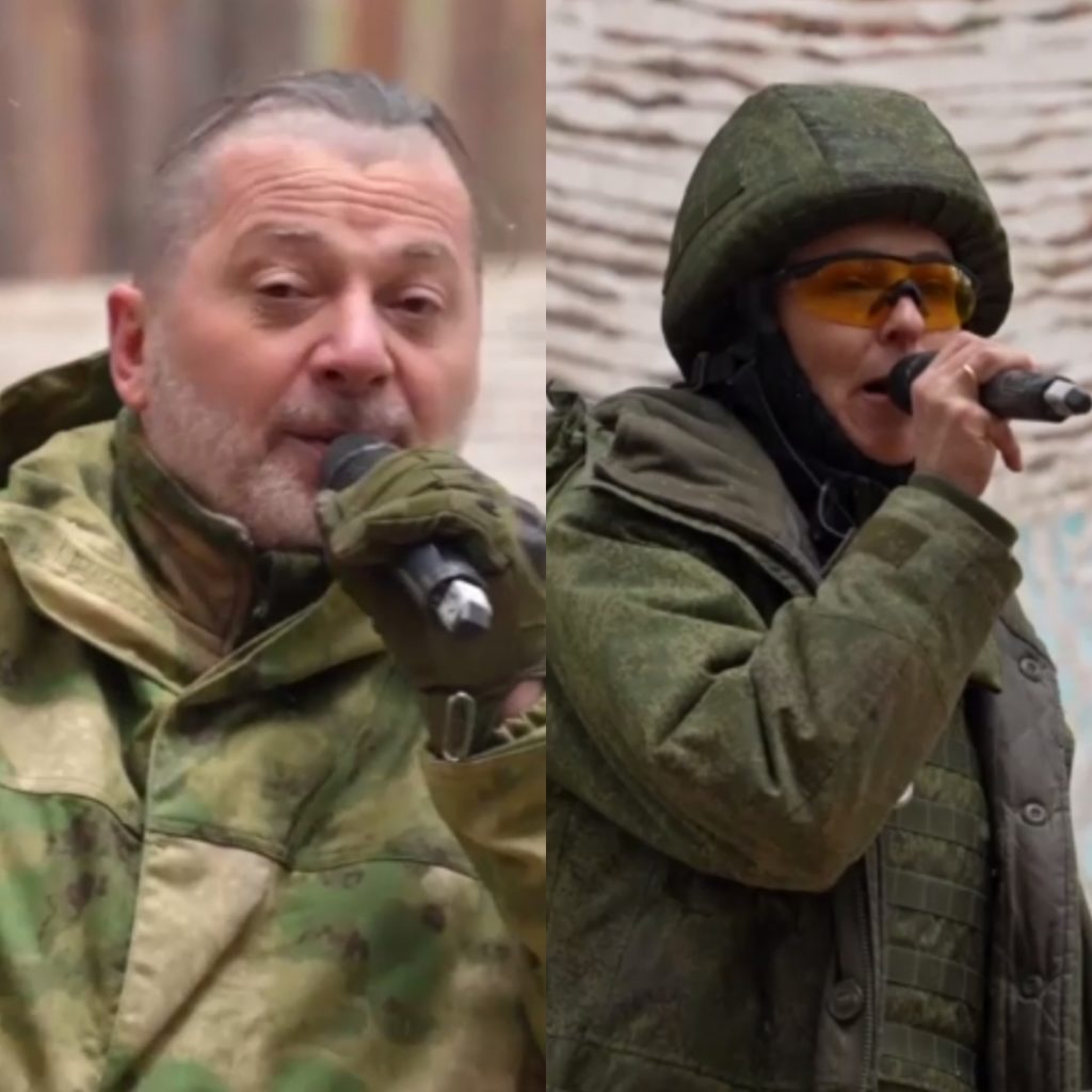 Вадим Самойлов и Чичерина в зоне СВО на передовой, на фронте, поют