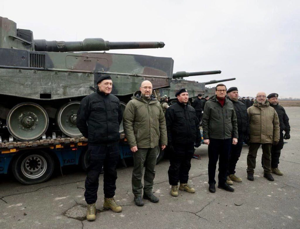 Первые танки Леопард на Украине