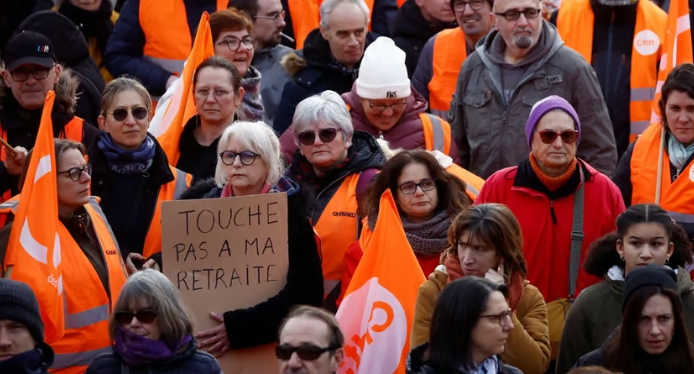 Протесты против пенсионной реформы во Франции, 2023 год