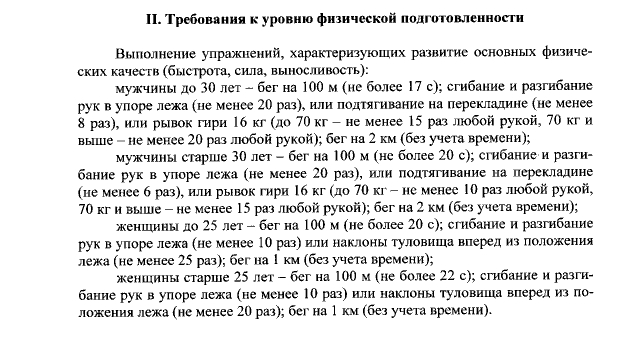 Приказ Сергея Шойгу от 6 марта 2023 года. Требования по физической подготовке