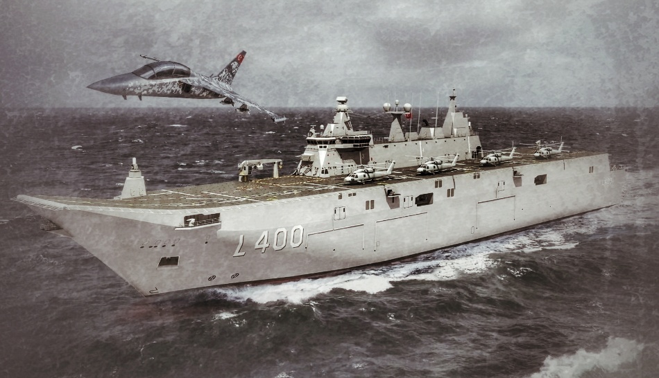 десантный корабль TCG "Anadolu" L-400