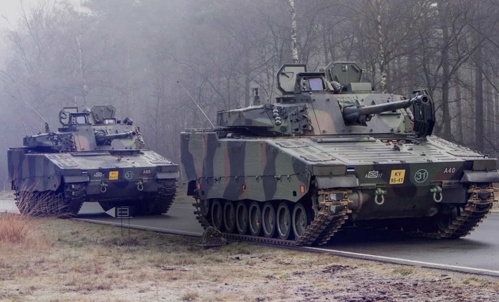 Шведская боевая машина пехоты CV-90