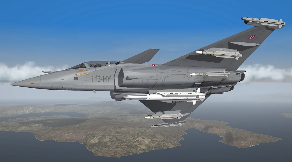 Dassault Mirage 2000 с крылатой ракетой ASMP